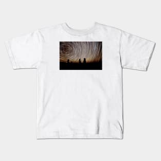 Pinnacles Star Trails Kids T-Shirt